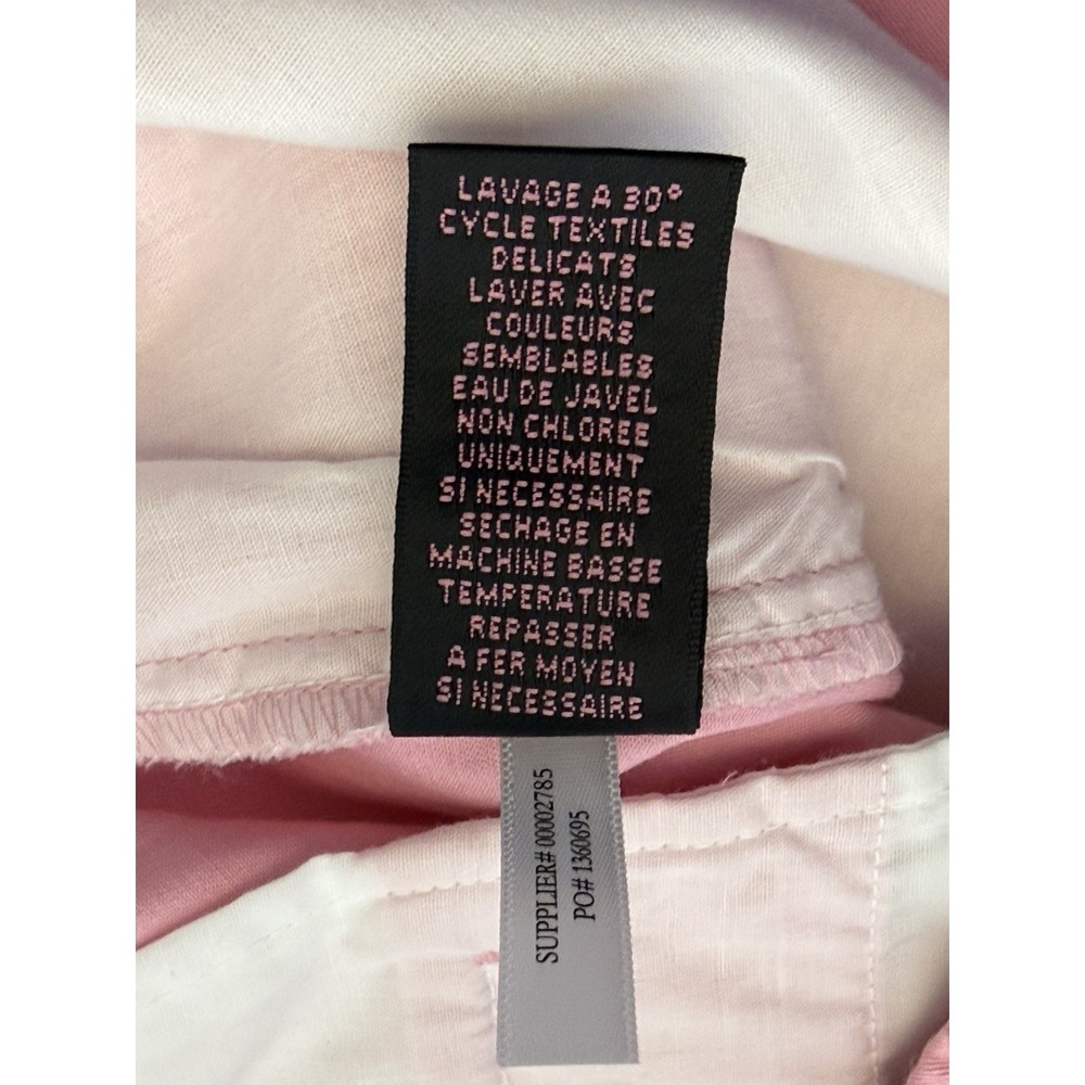 Lauren Ralph Lauren Women's 14P Pink Chino Shorts Slit Pockets Flat Front - Picture 6 of 7